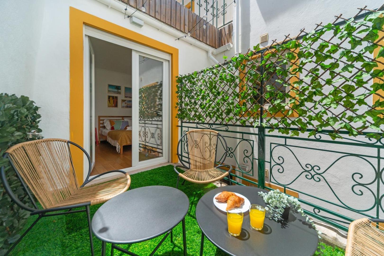 With A Cozy Private Terrace Specially At Night Apartment